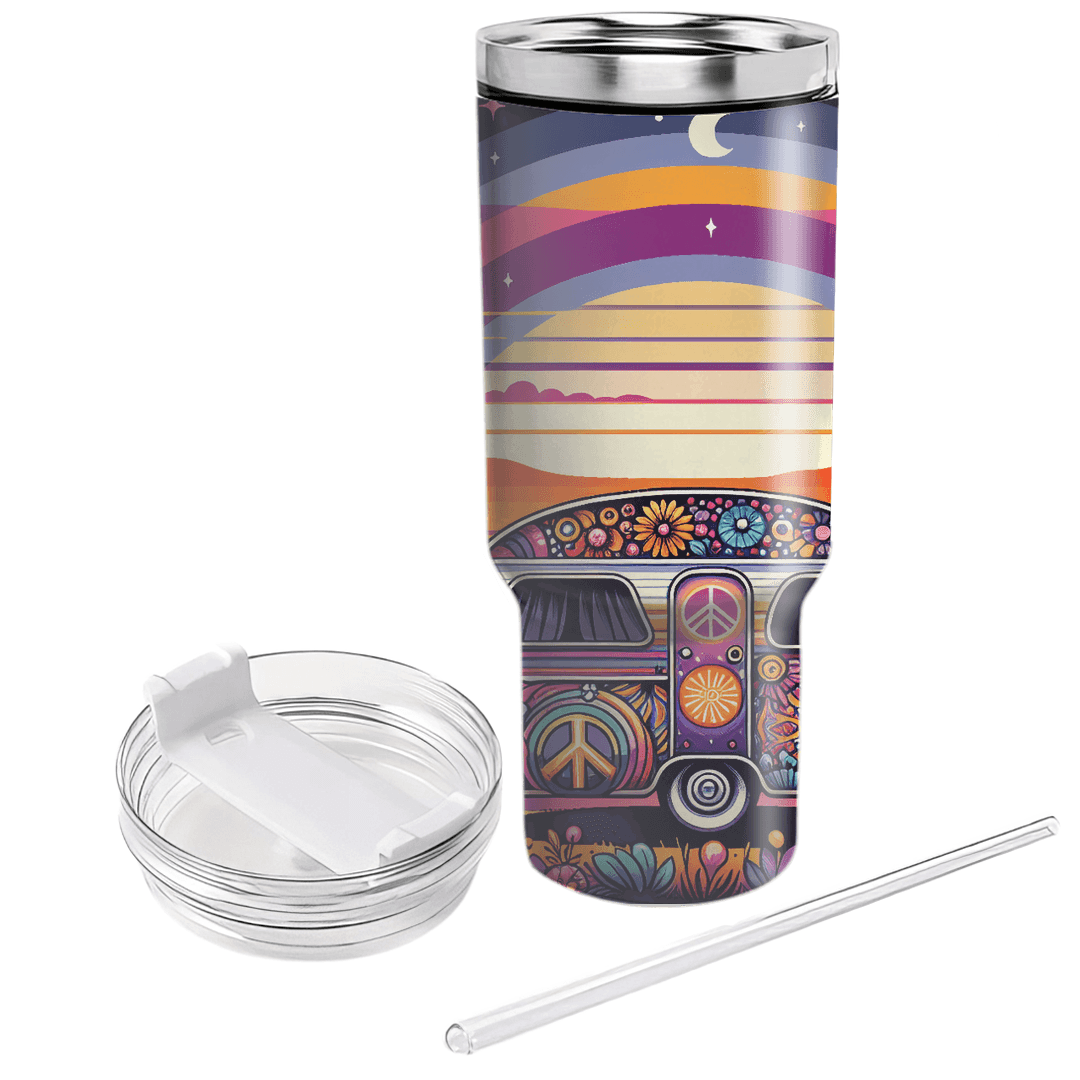 Hippie Caravan Dreaming Decorative Tumblers