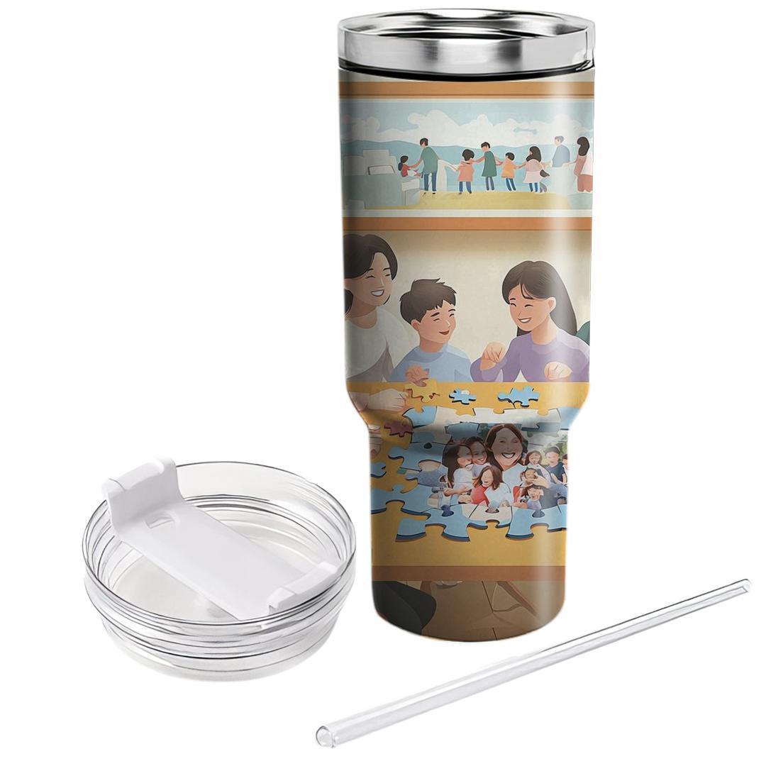 Family Puzzle: A Unique Team Challenge Unique Tumblers