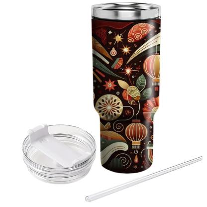 Radiant Unity - A Multicultural New Year  Tumbler Cups