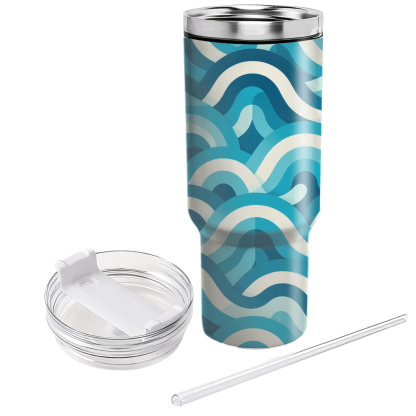 Gradient Wave Pattern  Insulated Tumblers