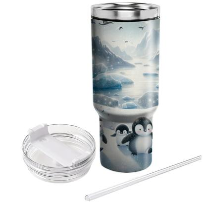 Enchanted Penguin Parade  Travel Tumblers