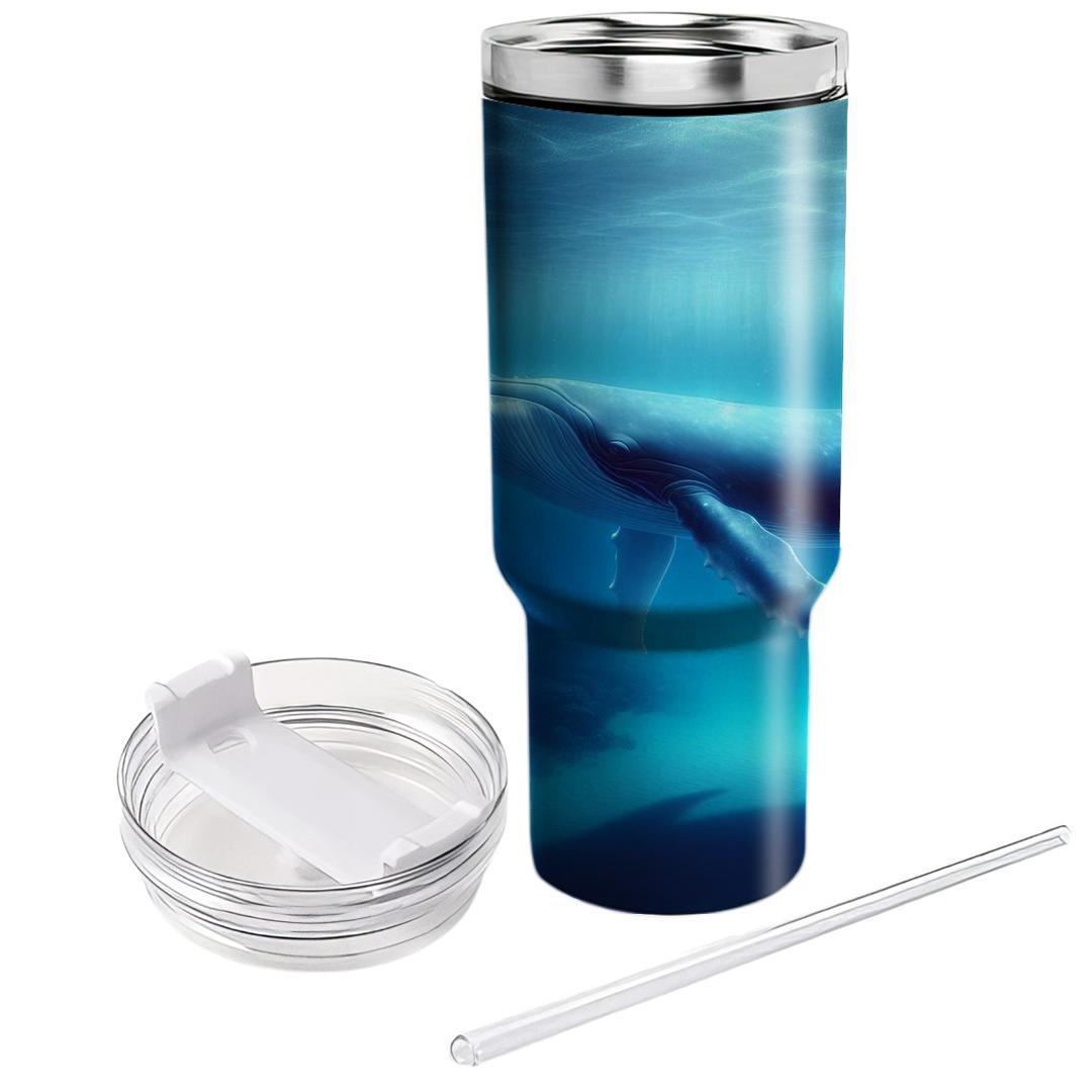 Tranquil Whale Song  Travel Tumblers