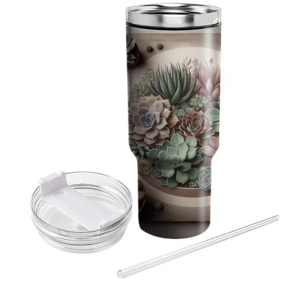 Earthy Succulent Collection  Tumbler Cups