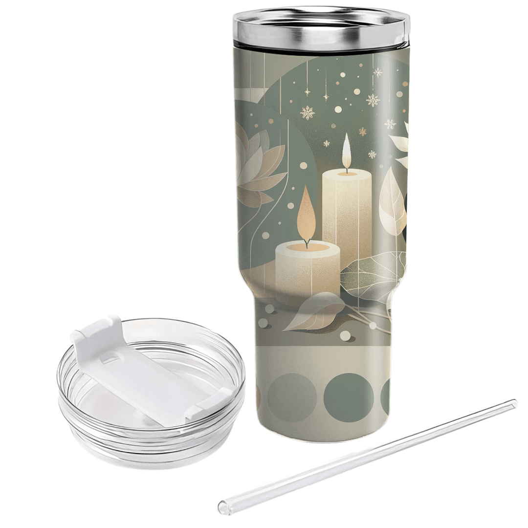 Zen Festivities - A Minimalist Holiday Retreat  Decorative Tumblers