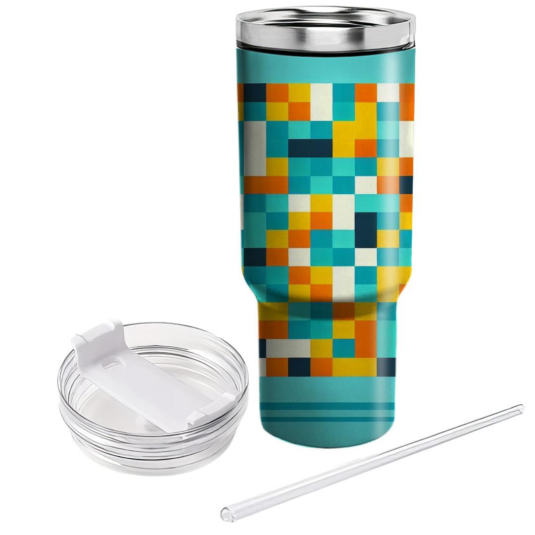 Funky Checkered Pattern  Custom Tumblers