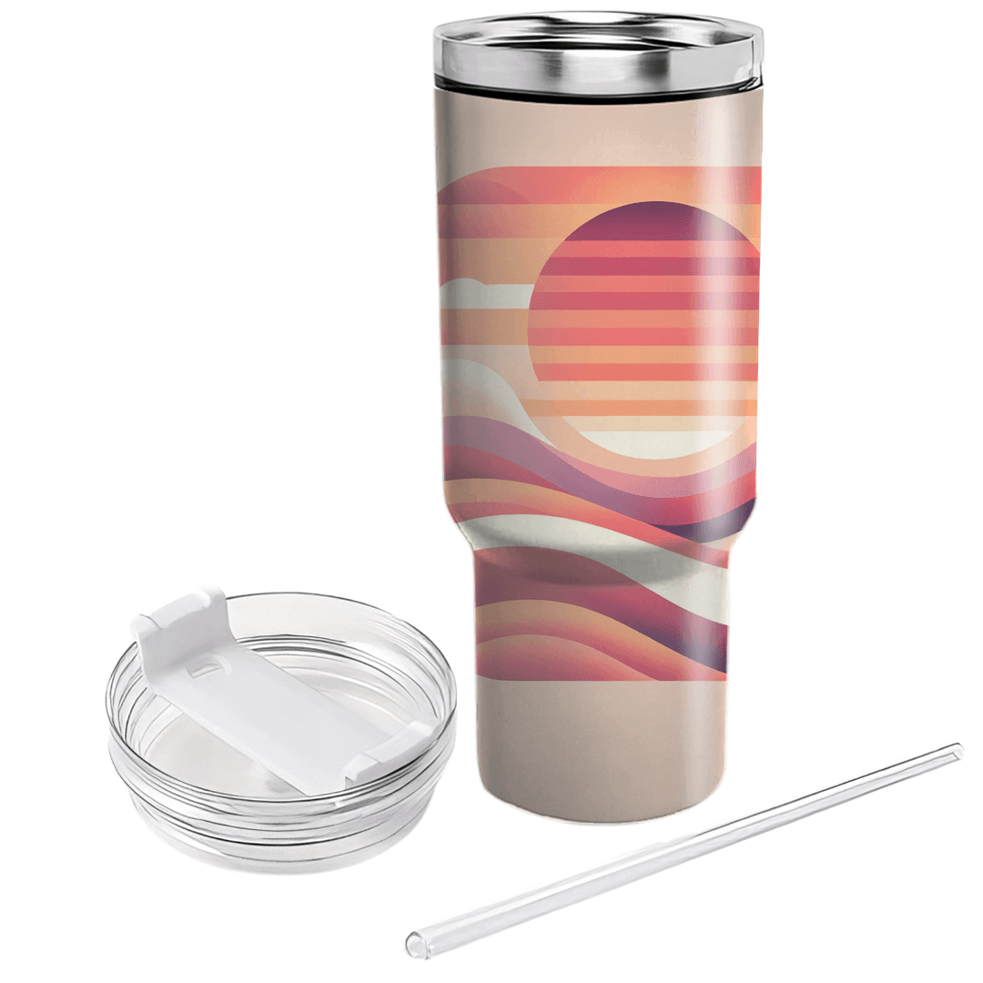 Dreamy Sunset Gradients Decorative Tumblers
