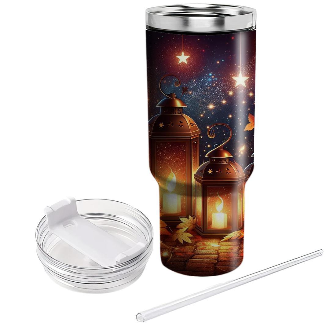 Autumn Lantern Magic  Unique Tumblers