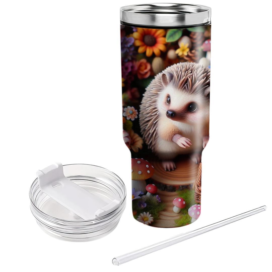 Curious Hedgehog Adventure  Tumblers With Lids