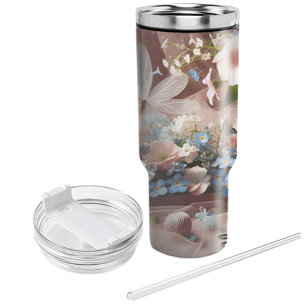 Whimsical Fairy Garden  Travel Tumblers