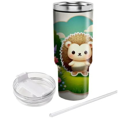 Curious Hedgehog Wanderlust  Tumblers With Lids
