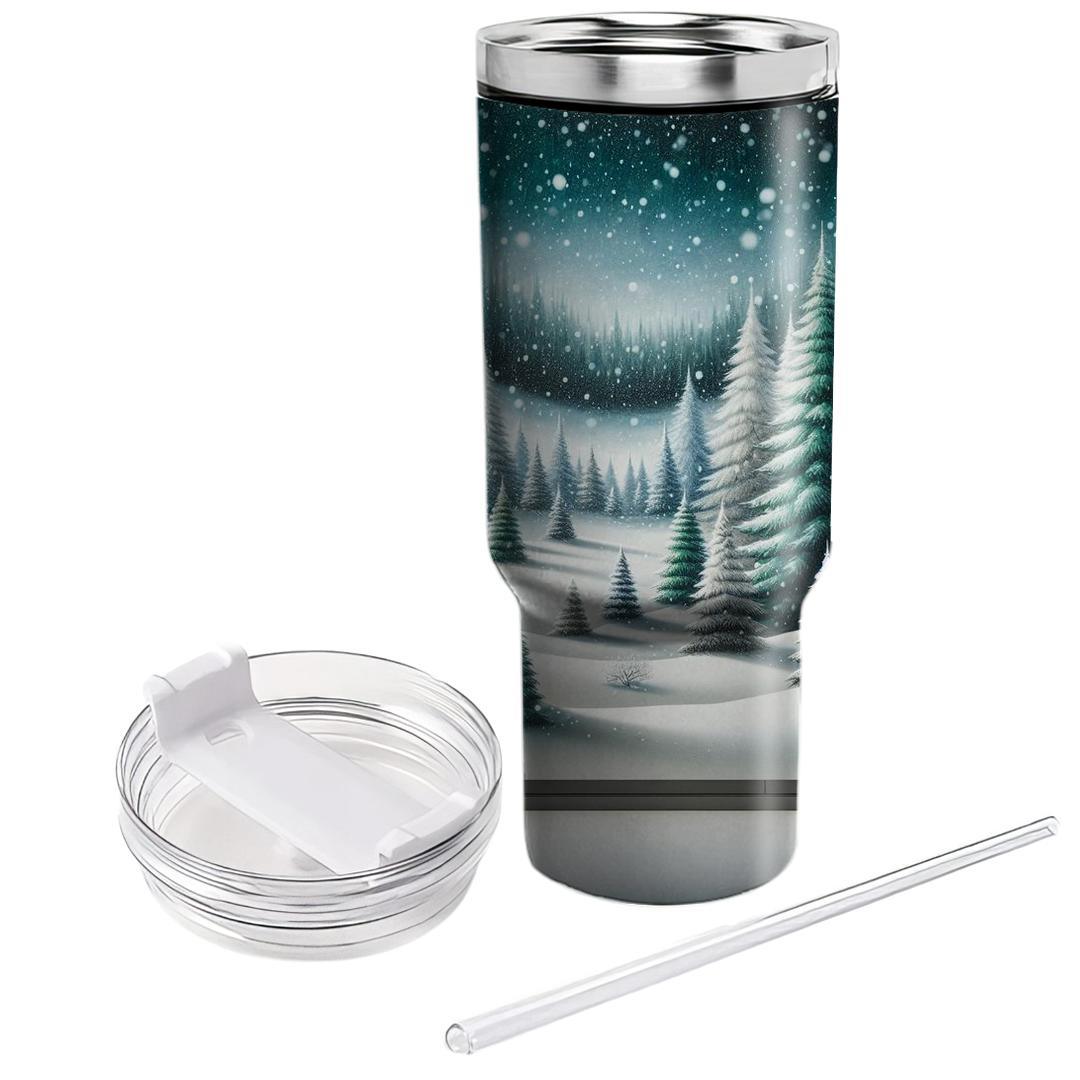 Winter Forest Journey  Unique Tumblers