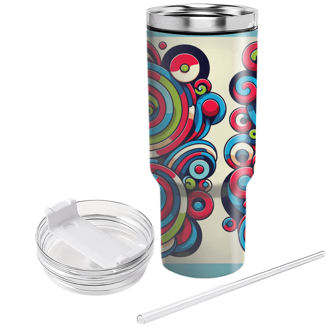 Groovy Spiral Vortex  Custom Tumblers