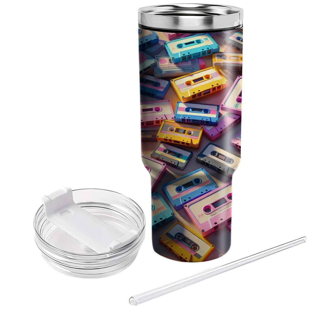 Cassette Tape Groove  Tumblers For Gifts