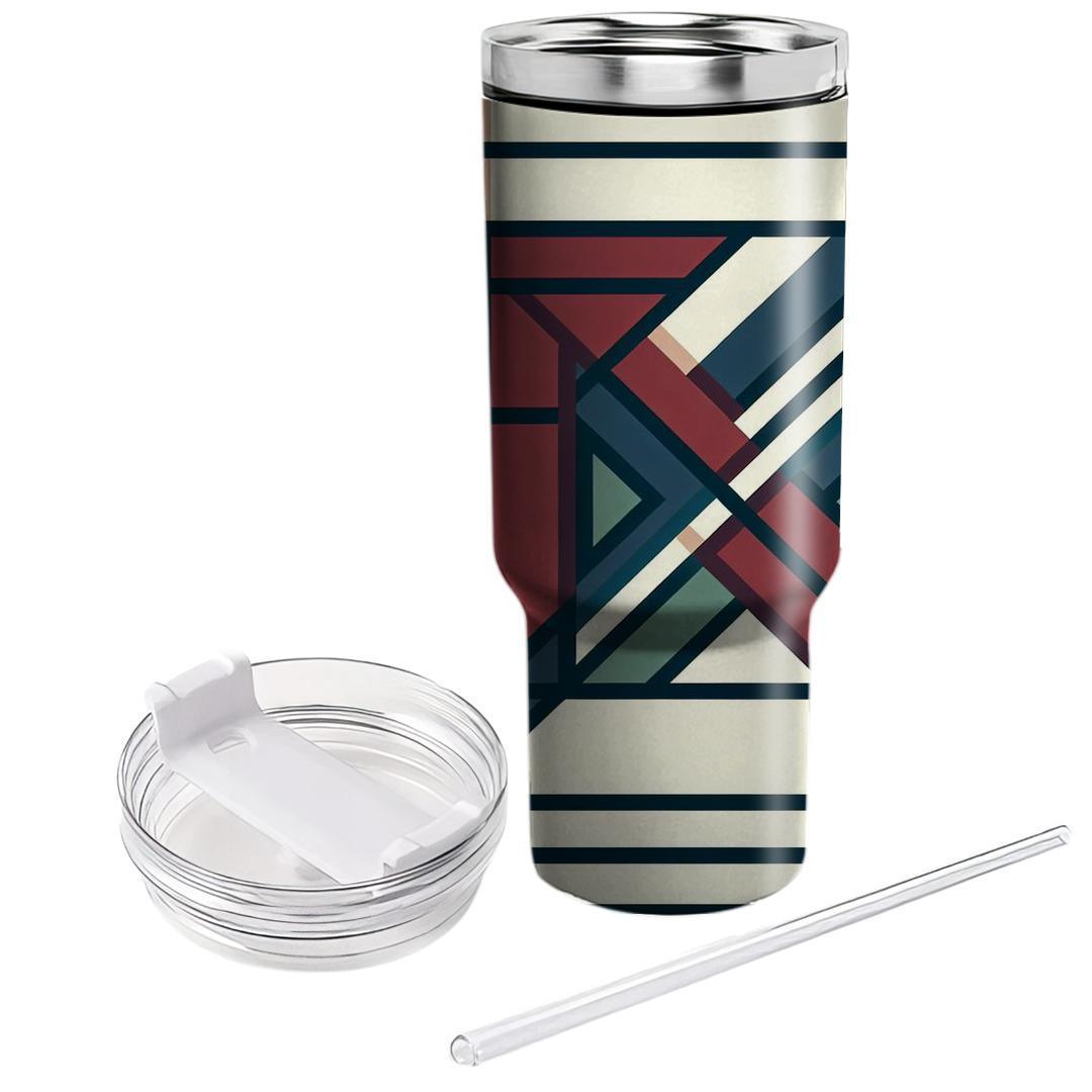 Vintage Plaid Harmony  Tumblers For Gifts