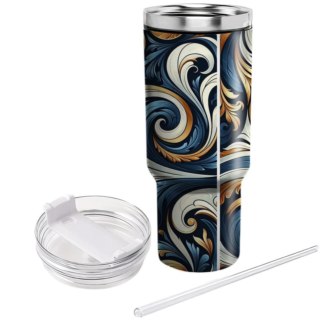 Artful Marble Swirls  Custom Tumblers