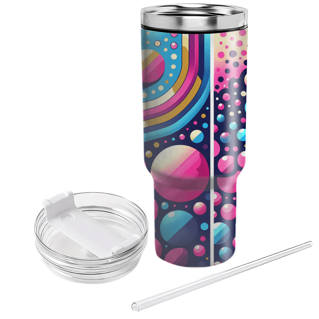 Disco Dot Delight  Decorative Tumblers