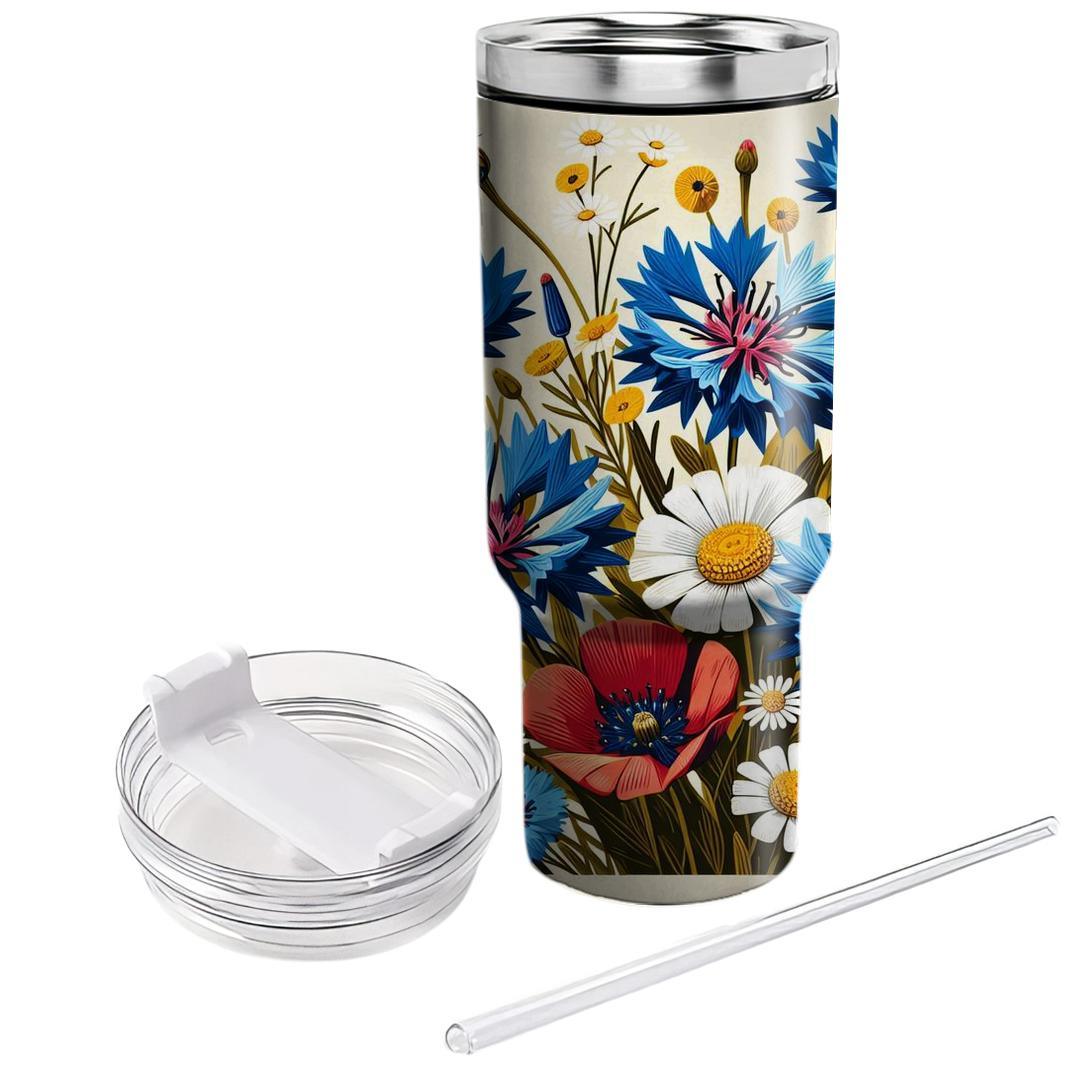 Enchanting Floral Fields  Unique Tumblers
