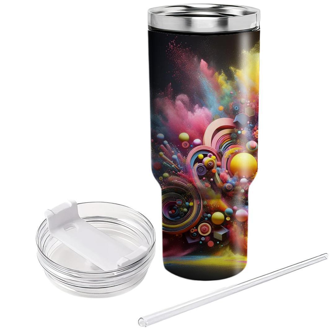 Joyous Fusion - A Festival Of Colors  Tumbler Cups