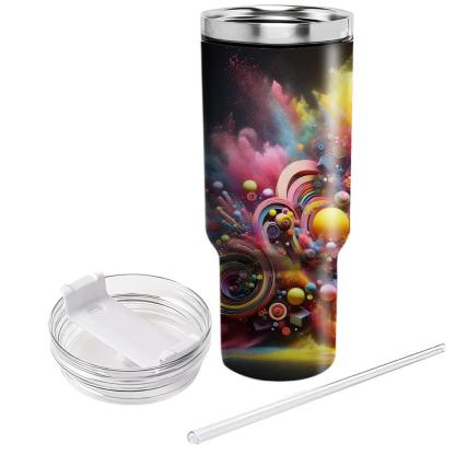 Joyous Fusion - A Festival Of Colors  Tumbler Cups