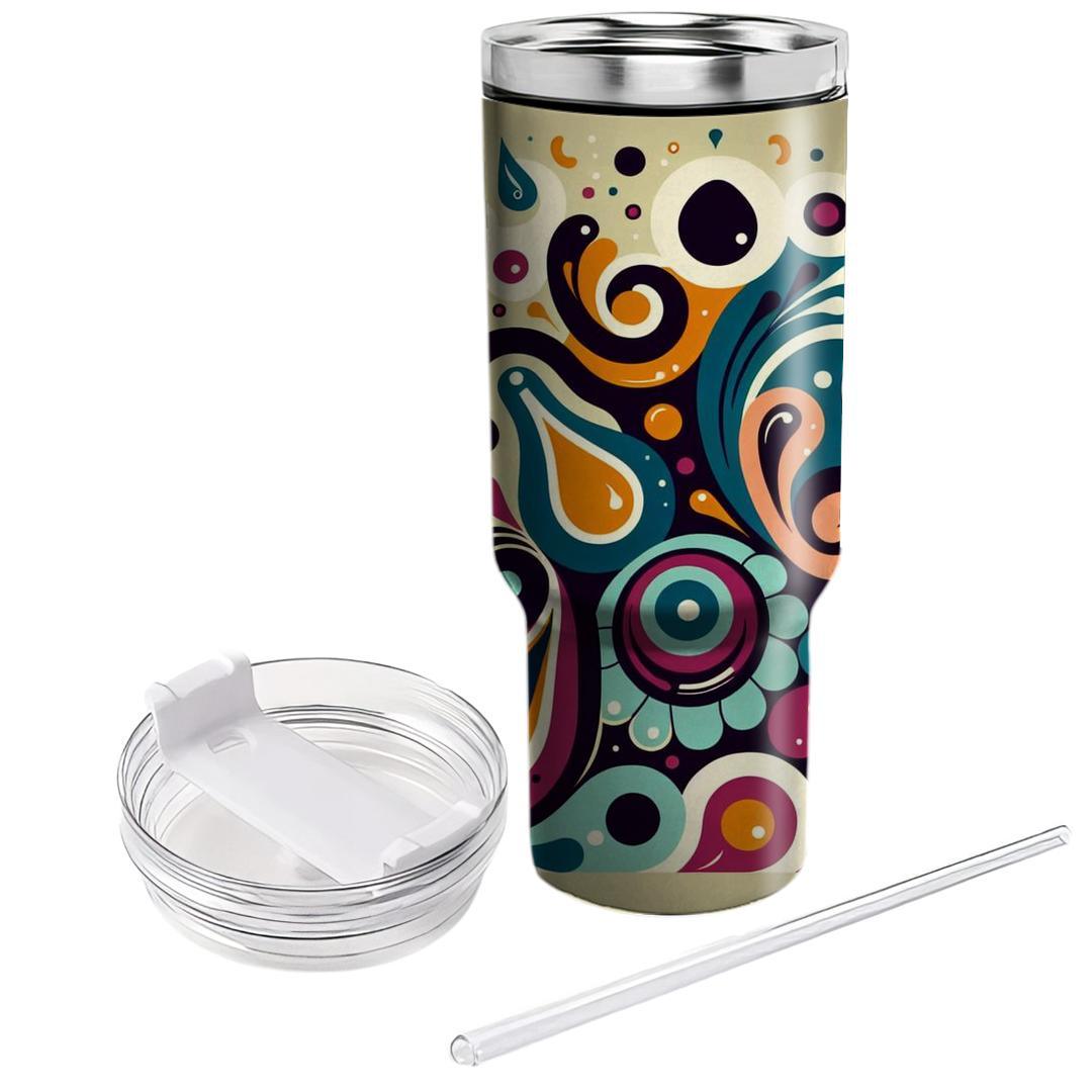 Paisley Funk Fusion  Unique Tumblers