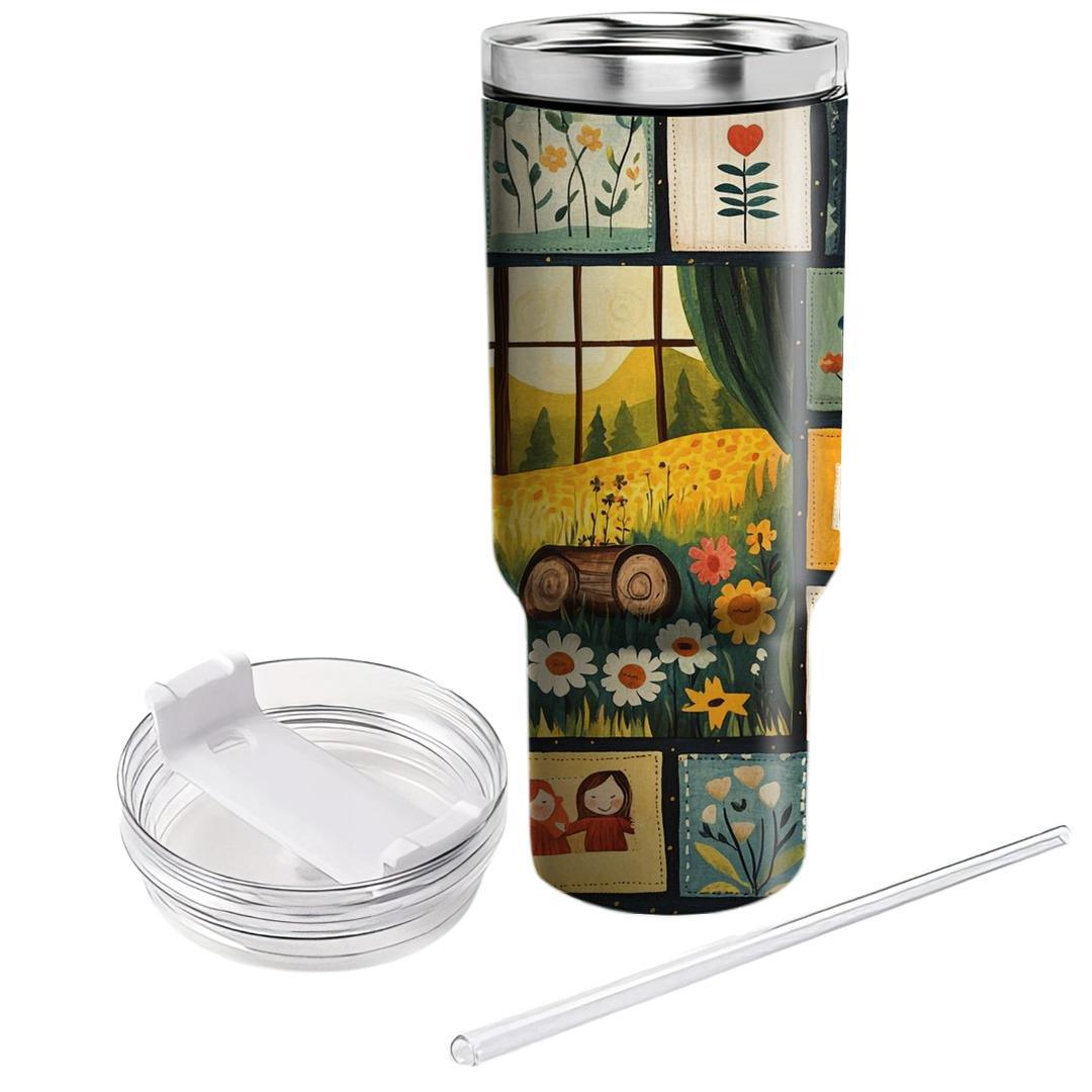 The Fabric Of Memories: A Mother’s Love Stitched Together Tumblers With Lids