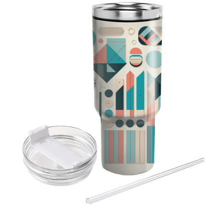 Chic Retro Patterns Travel Tumblers