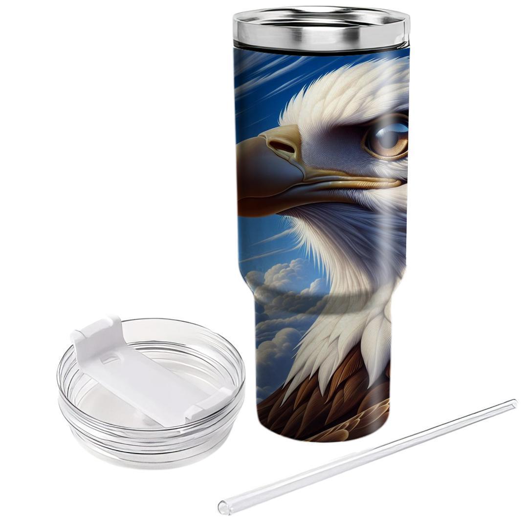Majestic Eagle Vision  Travel Tumblers