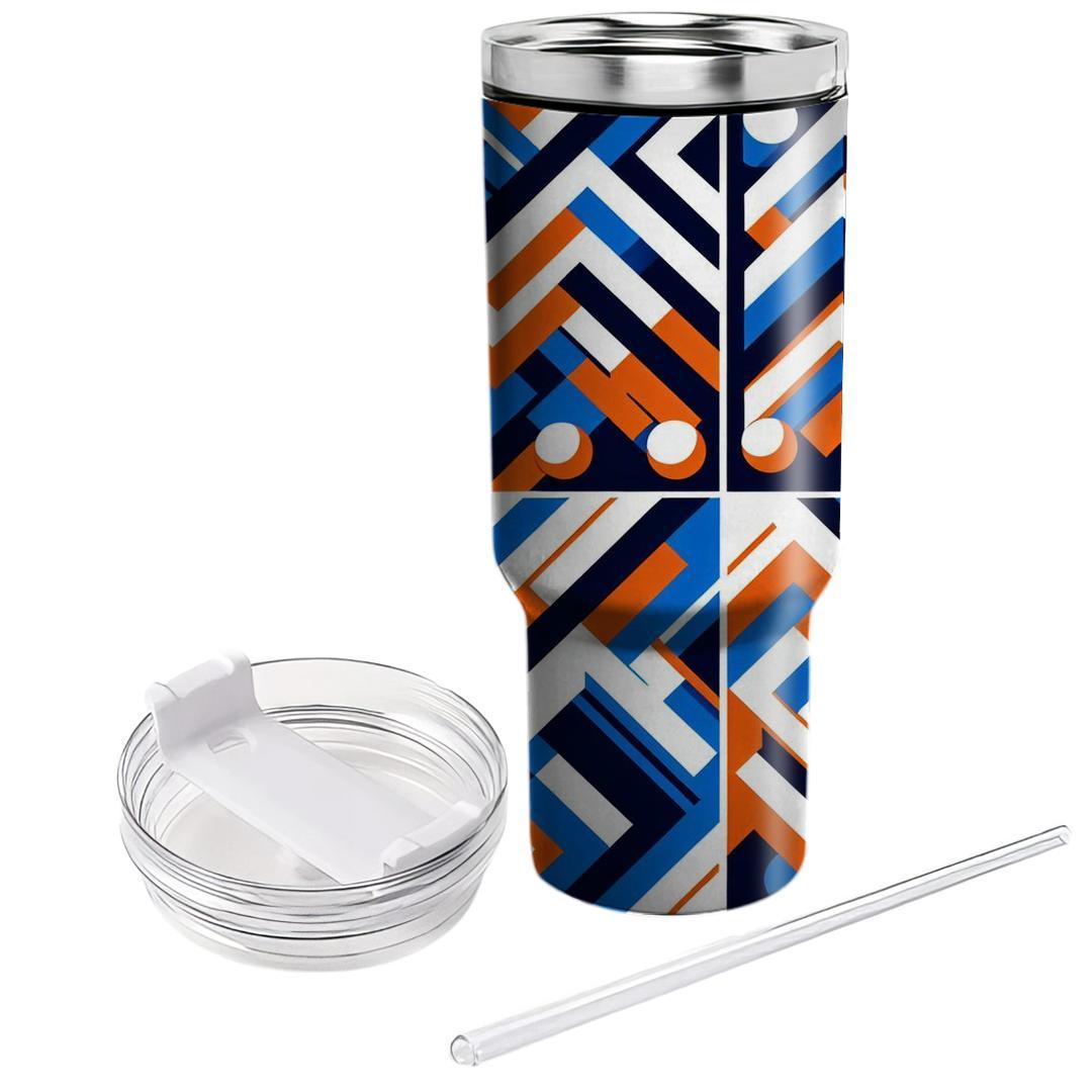 Geometric Zigzag Rhythm  Tumblers For Gifts