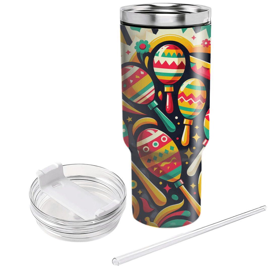 Funky Fiesta - A Cinco De Mayo  Decorative Tumblers