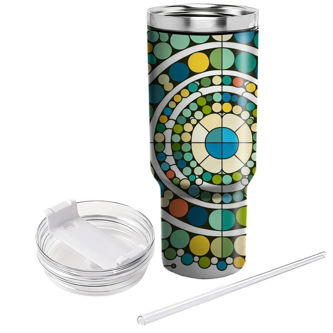 Mosaic Circle Harmony  Custom Tumblers