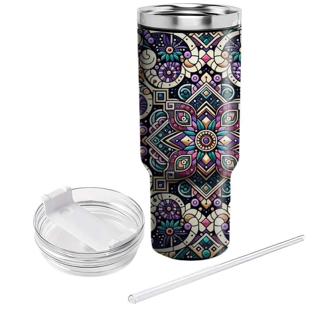 Bohemian Mosaic Delight  Custom Tumblers