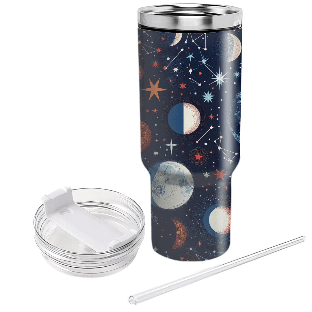 Celestial Night Sky  Custom Tumblers
