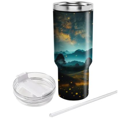 Magical Firefly Night  Travel Tumblers