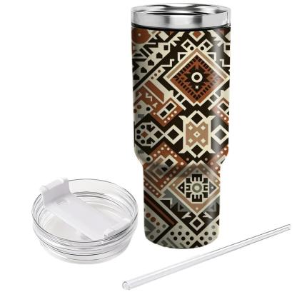 Intricate Tribal Motif  Tumblers For Gifts