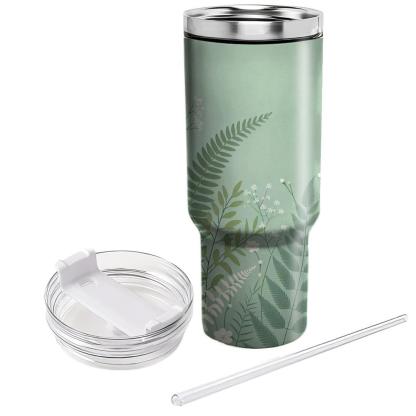 Delicate Fern And Blossom  Insulated Tumblers