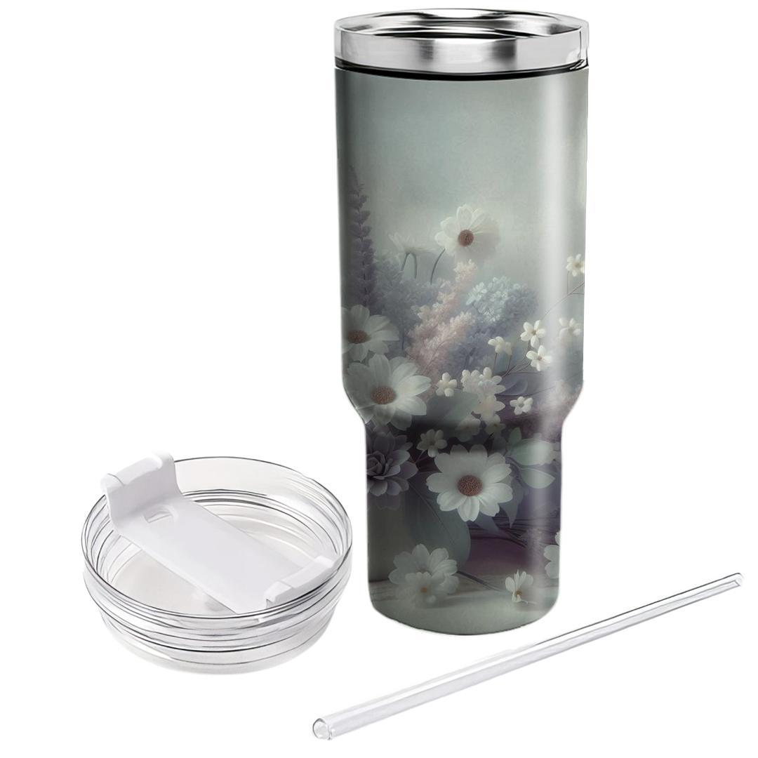 Misty Floral Whispers  Unique Tumblers