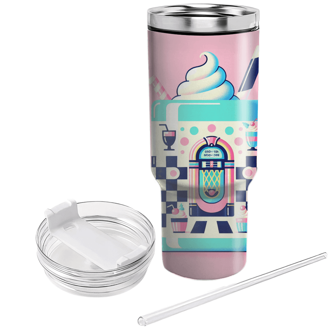 Retro Diner Patterns Mug Custom Tumblers