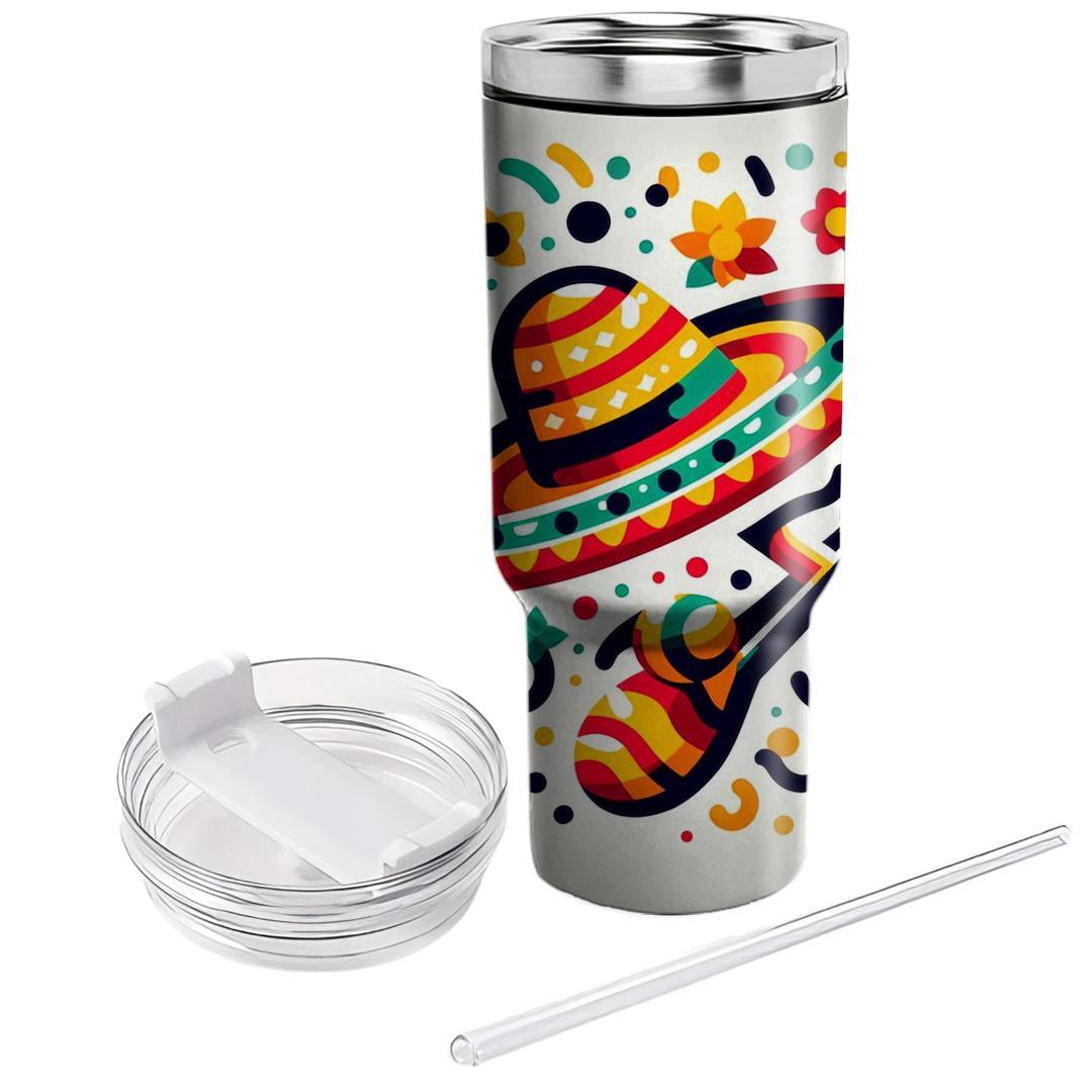 Fun Fiesta Celebration  Personalized Tumblers