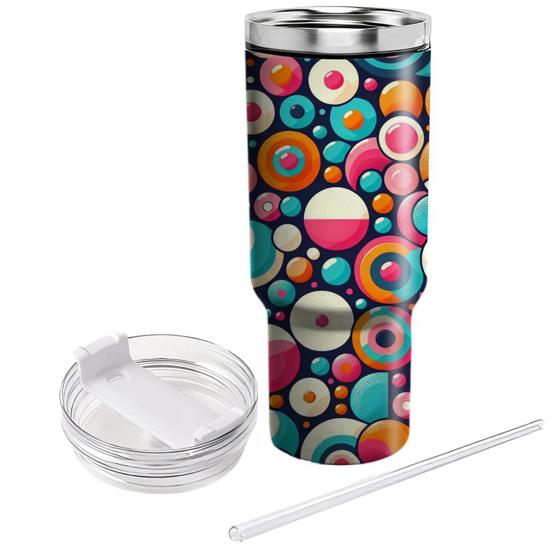 Circular Dots Array  Tumblers With Lids