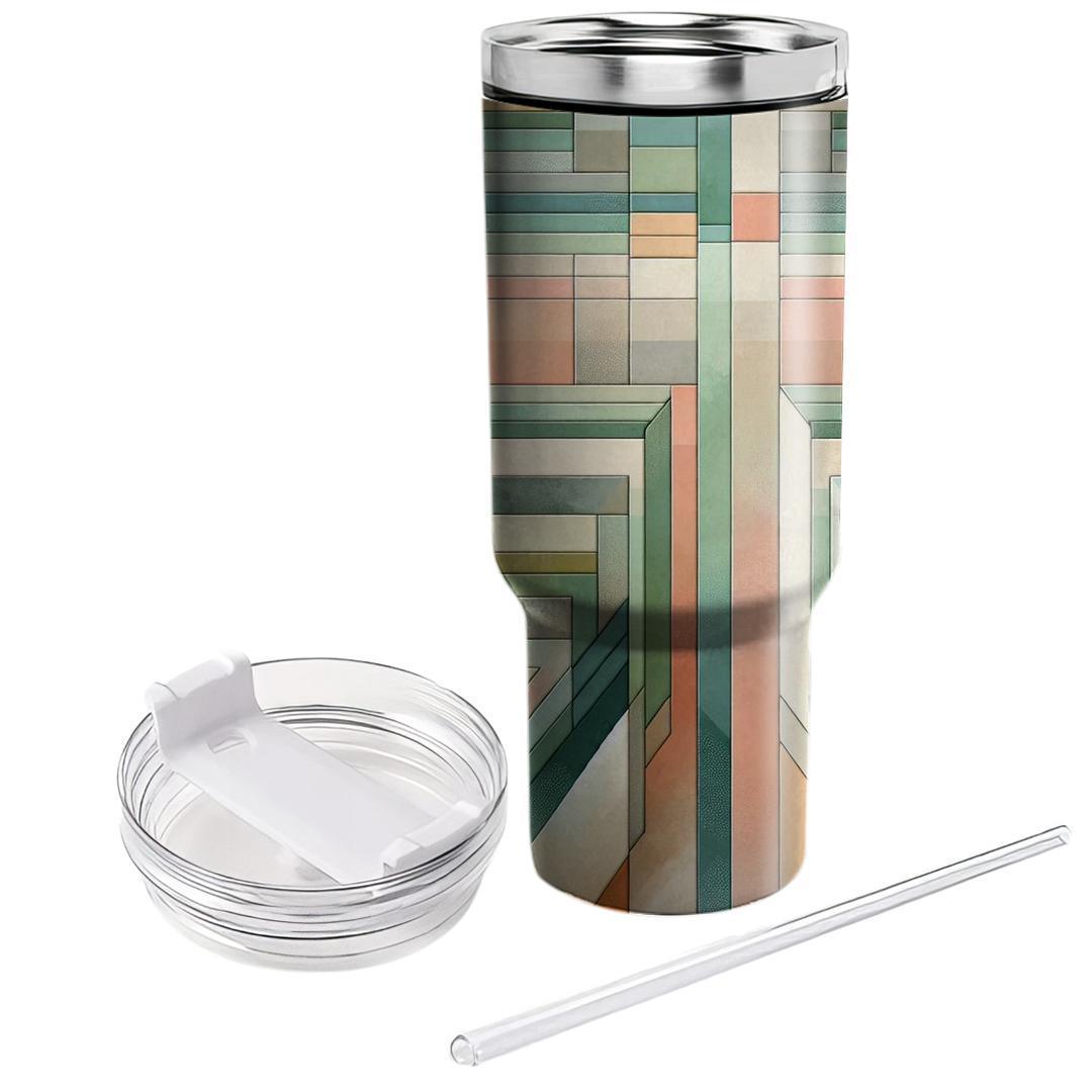 Artistic Watercolor Stripes  Tumblers For Gifts