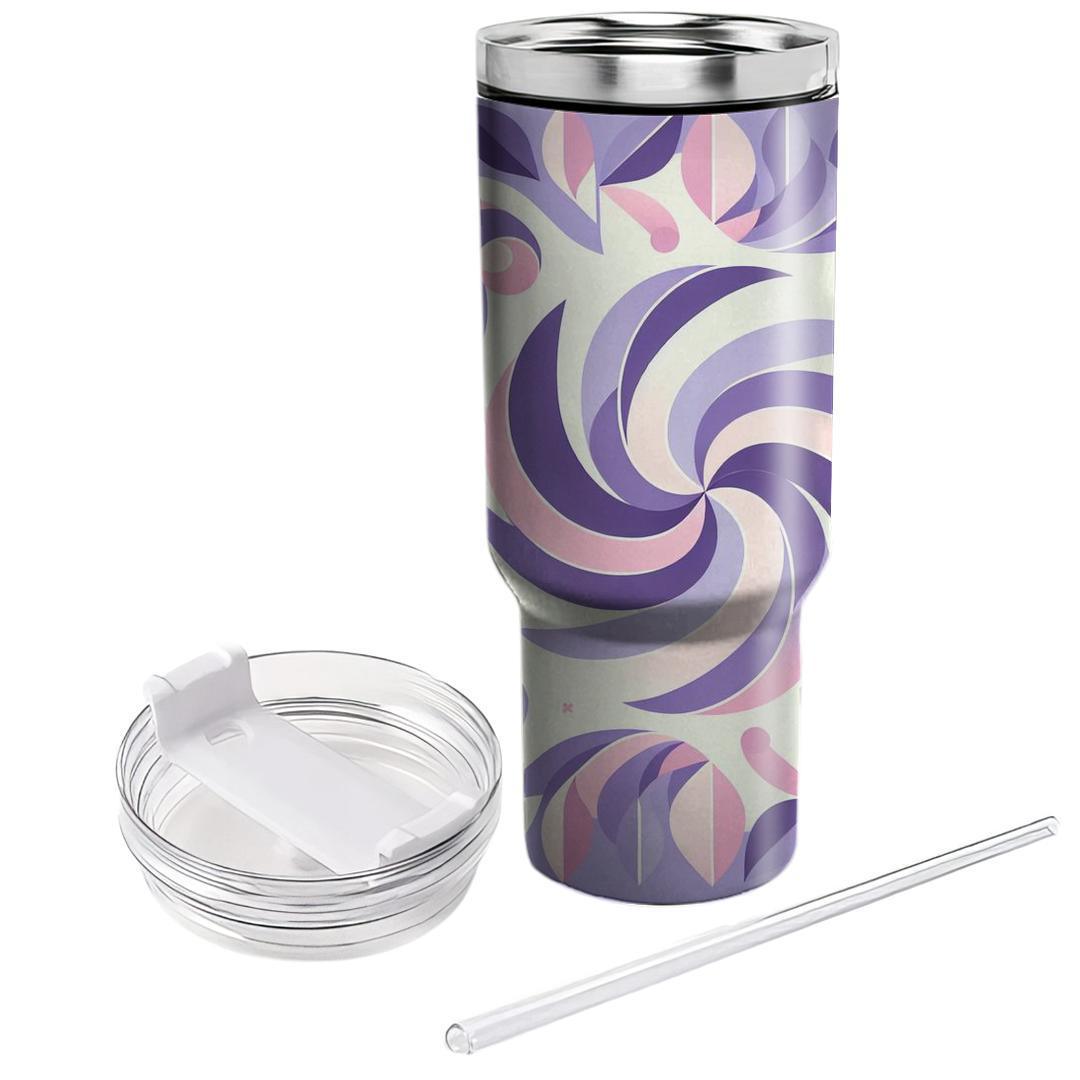 Whimsical Spiral Petals  Tumblers For Gifts