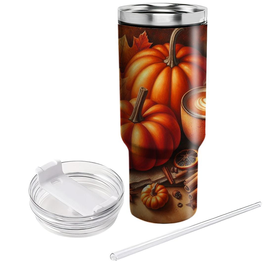 Autumn Pumpkin Spice Bliss  Tumbler Cups