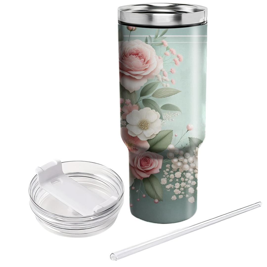Delicate Blooming Garden  Tumblers For Gifts