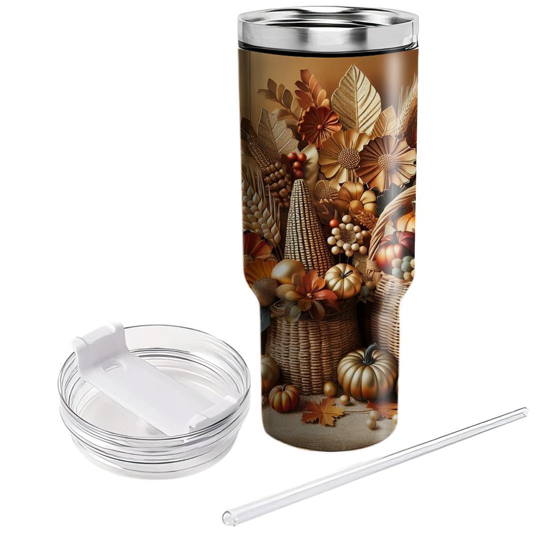 Bountiful Blessings - A Unique Harvest Festival  Tumbler Cups