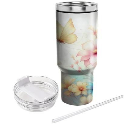 Delicate Butterfly Dream  Travel Tumblers
