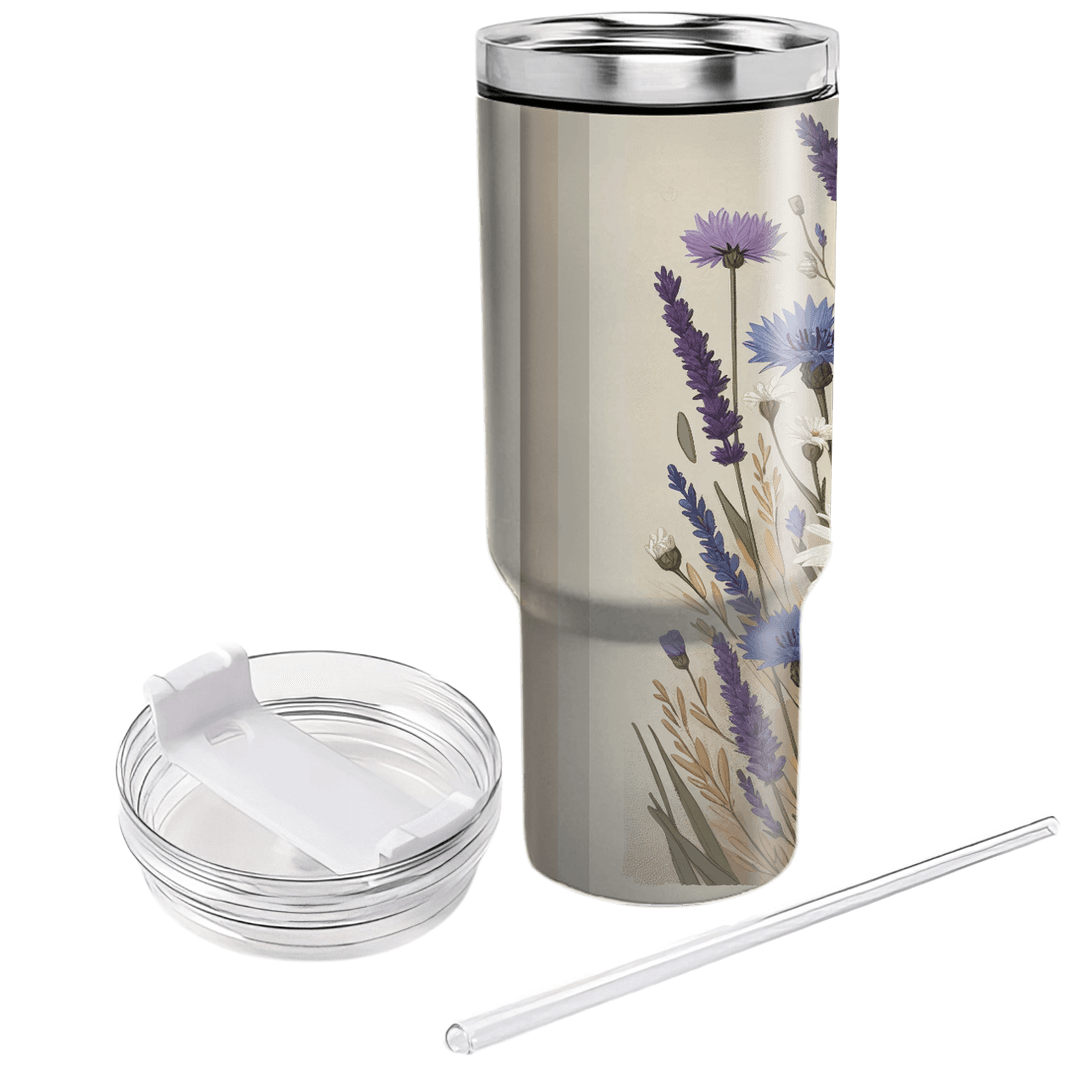 Rustic Meadow  Tumblers With Lids