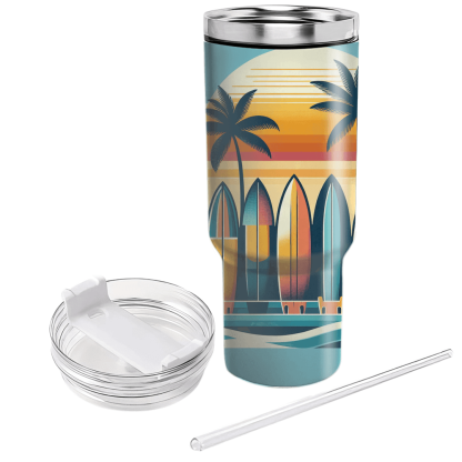 Retro Surf Culture Travel Tumblers