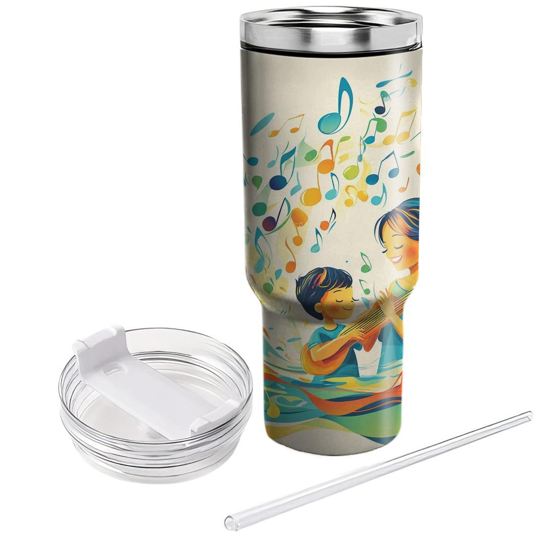 The Symphony Of Motherhood: Melodies Of Love And Care Tumblers With Lids