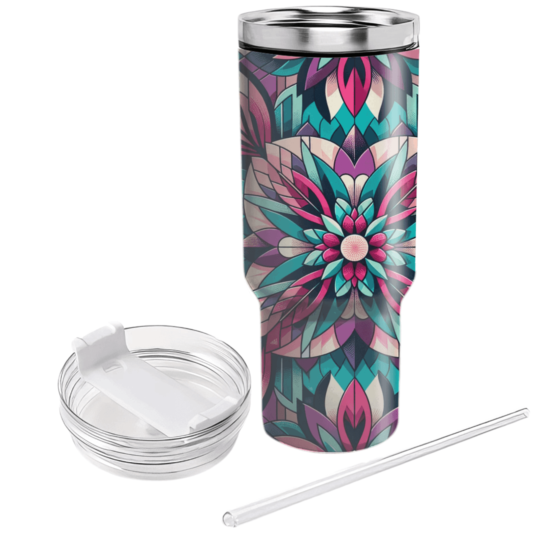 Kaleidoscope Petal Dance Custom Tumblers