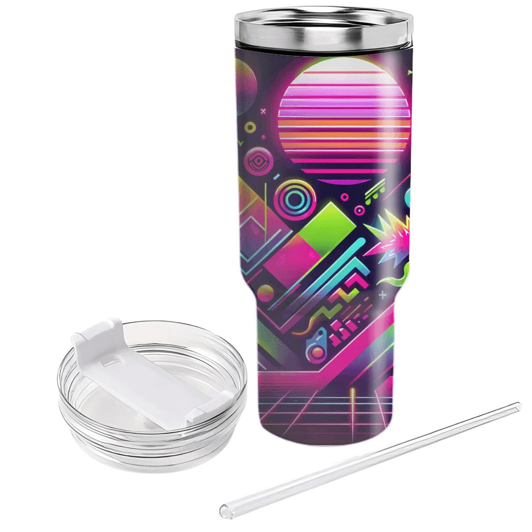 Neon Dreamscape  Tumbler Cups